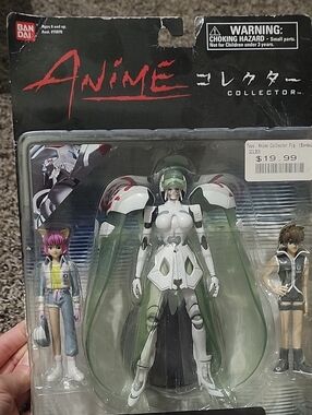 Bandai Anime Collector Figure - White & Green Mecha Girl